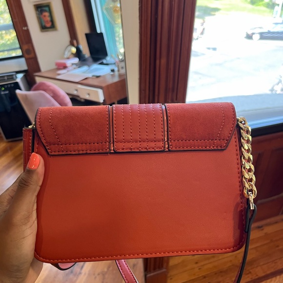 Orange Suede Topshop Crossbody - Picture 2 of 5